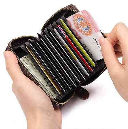 Візитниця Vintage 14604 Коричнева Київ