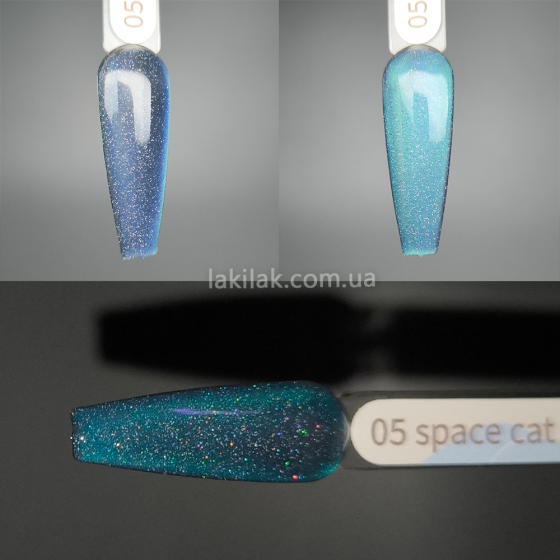 Світловідбивний гель-лак Gelix Space Cat №5 (з ефектом котячого ока) 8мл Херсон