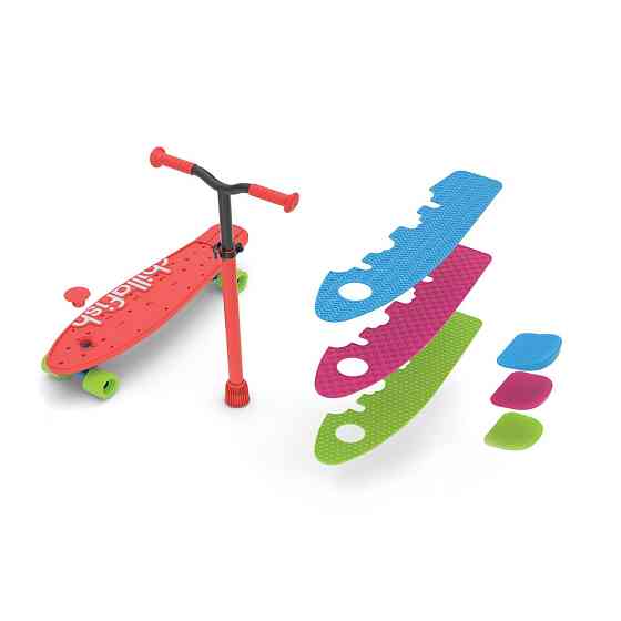 Самокат / скейтборд Chillafish Skatieskootie 2в1 - червоно-рожевий Киев