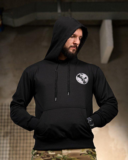 Милитари Худи Prepare for Battle black РП7392 Одесса - изображение 5