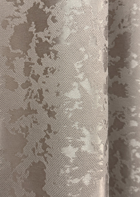 Комплект готовых штор VR-Textil Лен мрамор Pavliani VO № 1717ш серо-бежевый 185х270 см 2 шт (39-119) Киев - изображение 8