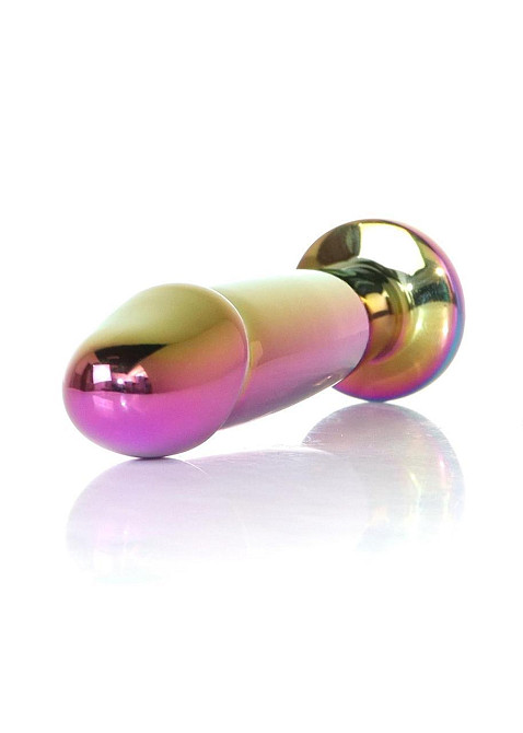 Анальна пробка - Jewellery Multicolour Penis Plug Clear M Sex Aura Київ - фото 3