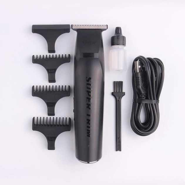 Водонепроникний тример для стрижки VGR, Тример для скронь Машинка стрижки з безліччю насадок TO-78 Львів - фото 6