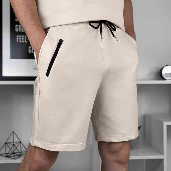 Кремові шорти для чоловіків весна/літо Pobedov Griz Київ