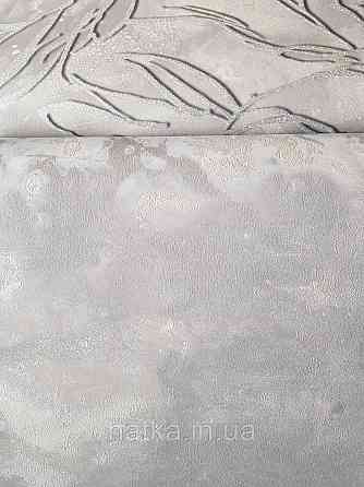 Обои виниловые на флизелине метровые Sintra Edelina абстракция космос серые серебристые структурные 3д Киев