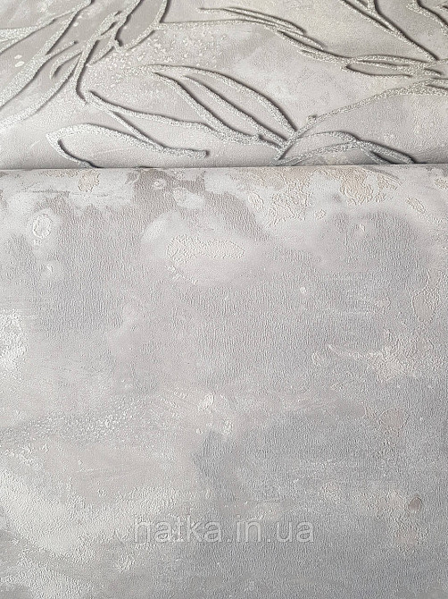 Обои виниловые на флизелине метровые Sintra Edelina абстракция космос серые серебристые структурные 3д Киев - изображение 3