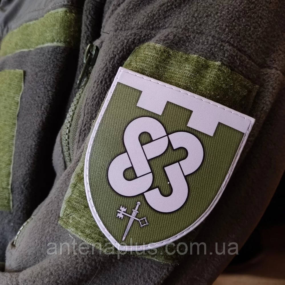 83 ОБ ТРО олива шеврон / патч Киев - изображение 3