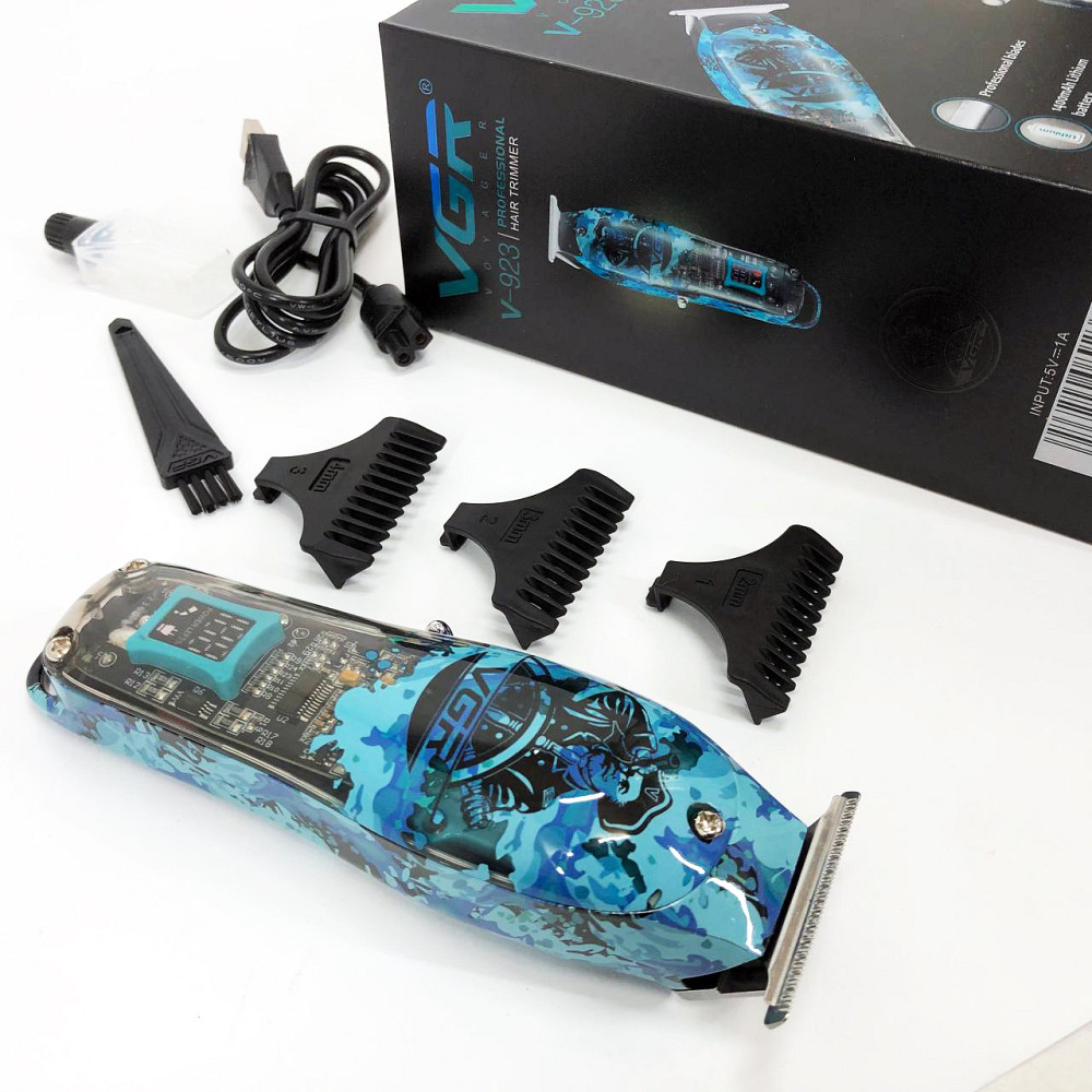 Машинка для стрижки волосся з регульованою довжиною VGR, Машинка для стрижки акумуляторна AR-89 Львів - фото 15