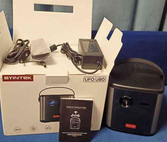 DLP Проектор Byintek U80Max аккумулятор 15000мАг, официальный, гарантия Харьков