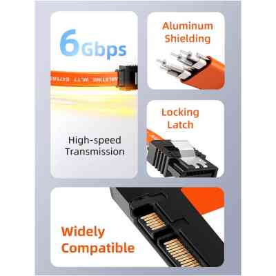 Кабель для передачі даних SATA III 0.5m 90° corner Cabletime (CA915903) Вінниця