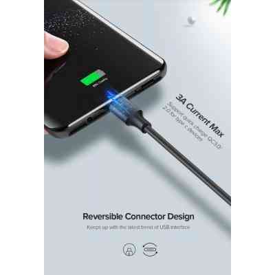 Дата кабель USB 2.0 AM to Type-C 2.0m US287 Black Ugreen (60118) Винница