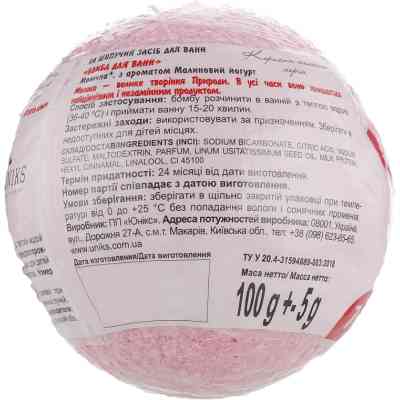 Бомбочка для ванны Milky Dream Молочная Малиновый йогурт с молочными протеинами 100 г (4820205300622) Винница