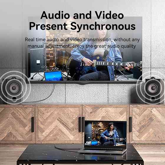 Кабель HDMI M - M, 5.0 м, V2.0, 4K 60Гц, PVC type, чорний, Vention Винница