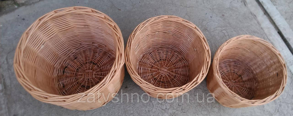 Кошик плетений (будь-який розмір) Київ - фото 5