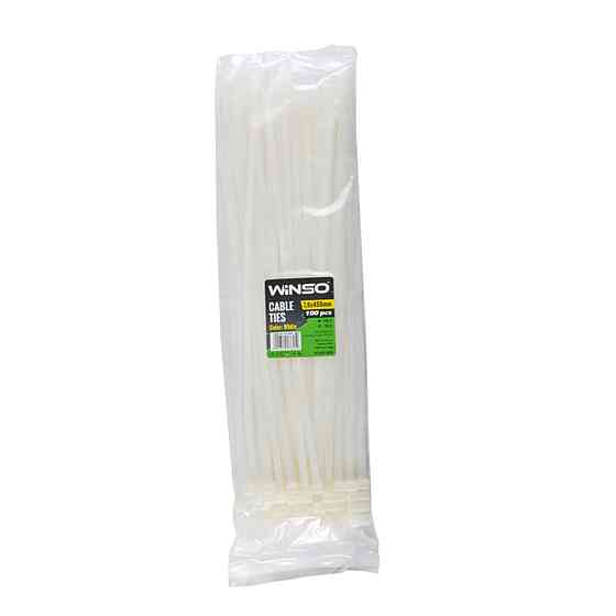 Хомуты Winso пластиковые белие 7,6x450, 100шт Київ