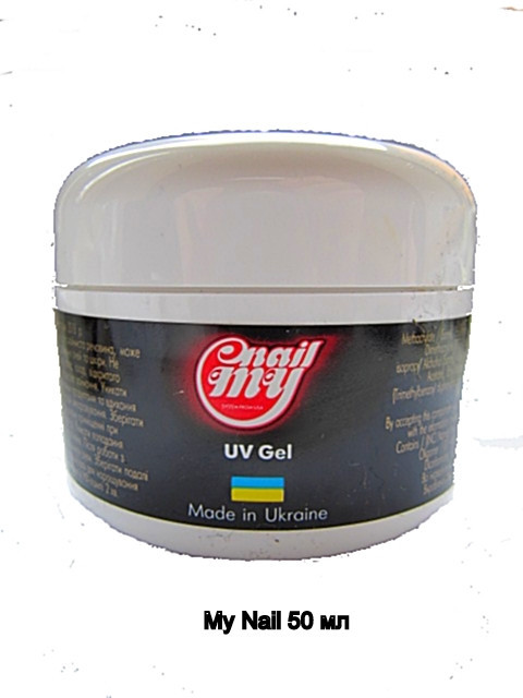 Прозрачный густой гель My Nail Builder Gel #50 50 мл производство Украина Київ - фото 1