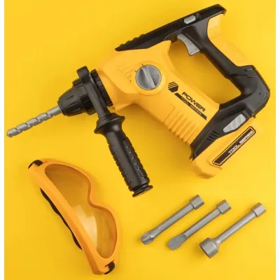 Ігровий набір Otamanko дриль на батарейках із 4 насадками жовта (T016A) Вінниця - фото 4