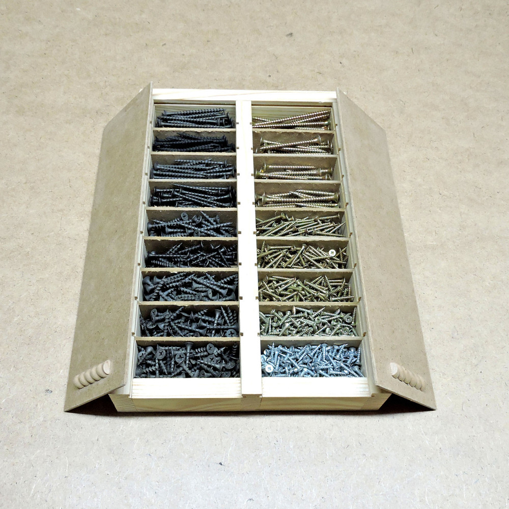 Набір 2х саморізів і шурупів по дереву 1440 шт Миколаїв - фото 8