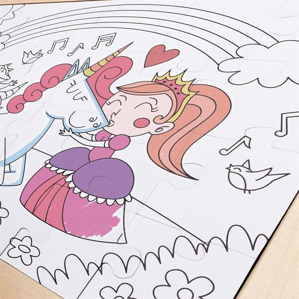 Пазл Hape Єдинороги з розмальовкою (E1642) Харьков - изображение 4