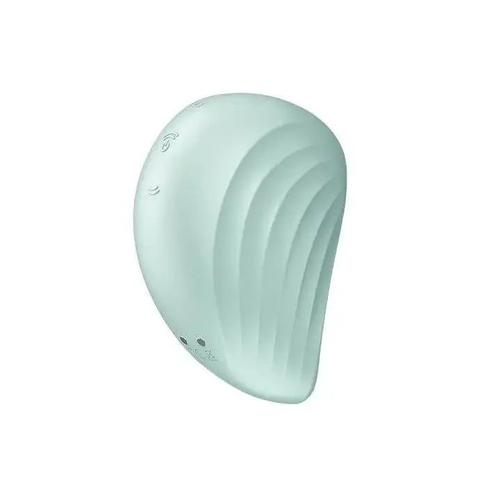 Вакуумний кліторальний стимулятор із вібрацією Satisfyer Pearl Diver Mint Львів - фото 4