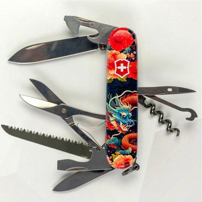Нож Victorinox Huntsman Zodiac 91 мм Китайський дракон (1.3713_Z3200p) Винница - изображение 9