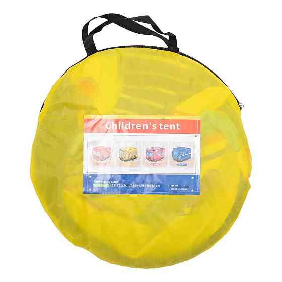 Lugi Дитячий ігровий намет «Шкільний автобус» 110×70×66 см намет для дітей Жовтий HP-S-5NDY Коломыя