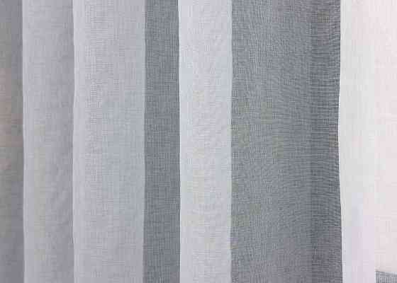 Тюль на люверсах VR-Textil 1276т Микро-лен однотонный Белый 300х270 см (47-011) Киев