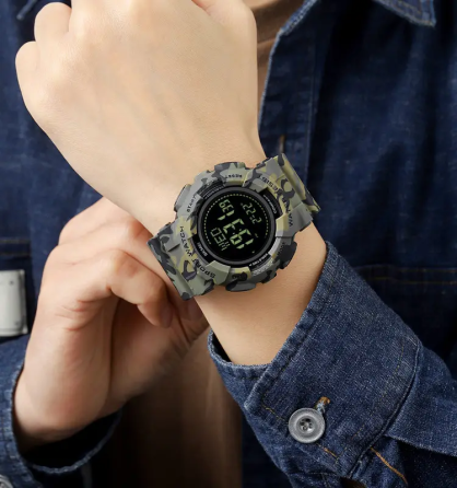 Годинник чоловічий спортивний Skmei 2077 з компасом (Камуфляж) Вінниця