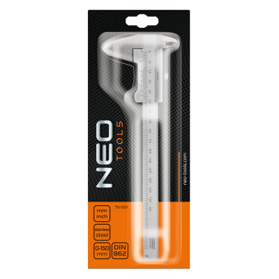 Штангенциркуль Neo Tools с сертификатом DIN, 150 мм (75-001) Вінниця