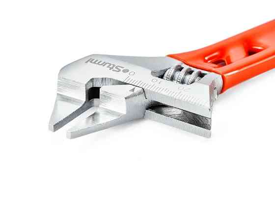 Ключ розвідний з тонкими губками 141 мм, 0-30 мм Sturm 1045-19-200 (читувати опис) Рівне