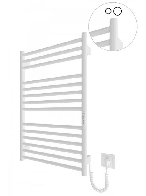 Електрична рушникосушка HF Greenwich 770х530 TR K біла матова Київ - фото 1