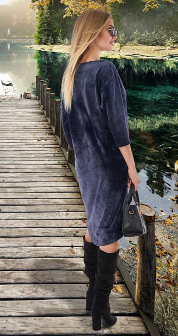 OVERSIZE велюрове плаття (46) Київ - фото 3