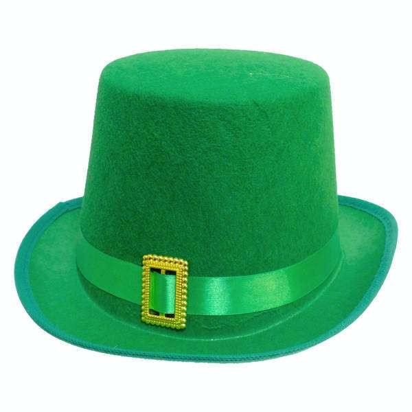 ВИСОКИЙ ЗЕЛЕНИЙ ЦИЛІНДР (Капелюх) на день святого Патріка (St.Patrick's Day) Київ - фото 1