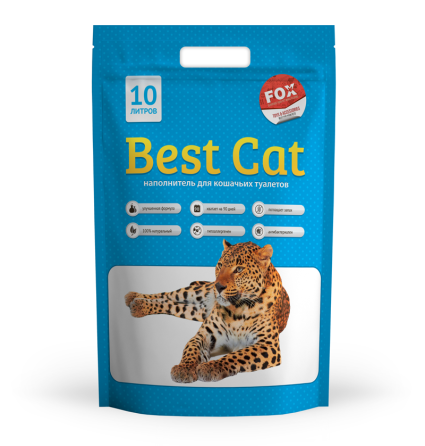 Силикагелевый наполнитель Бест Кэт Best Cat Blue для кошачьего туалета, 10 л (5 кг) Винница
