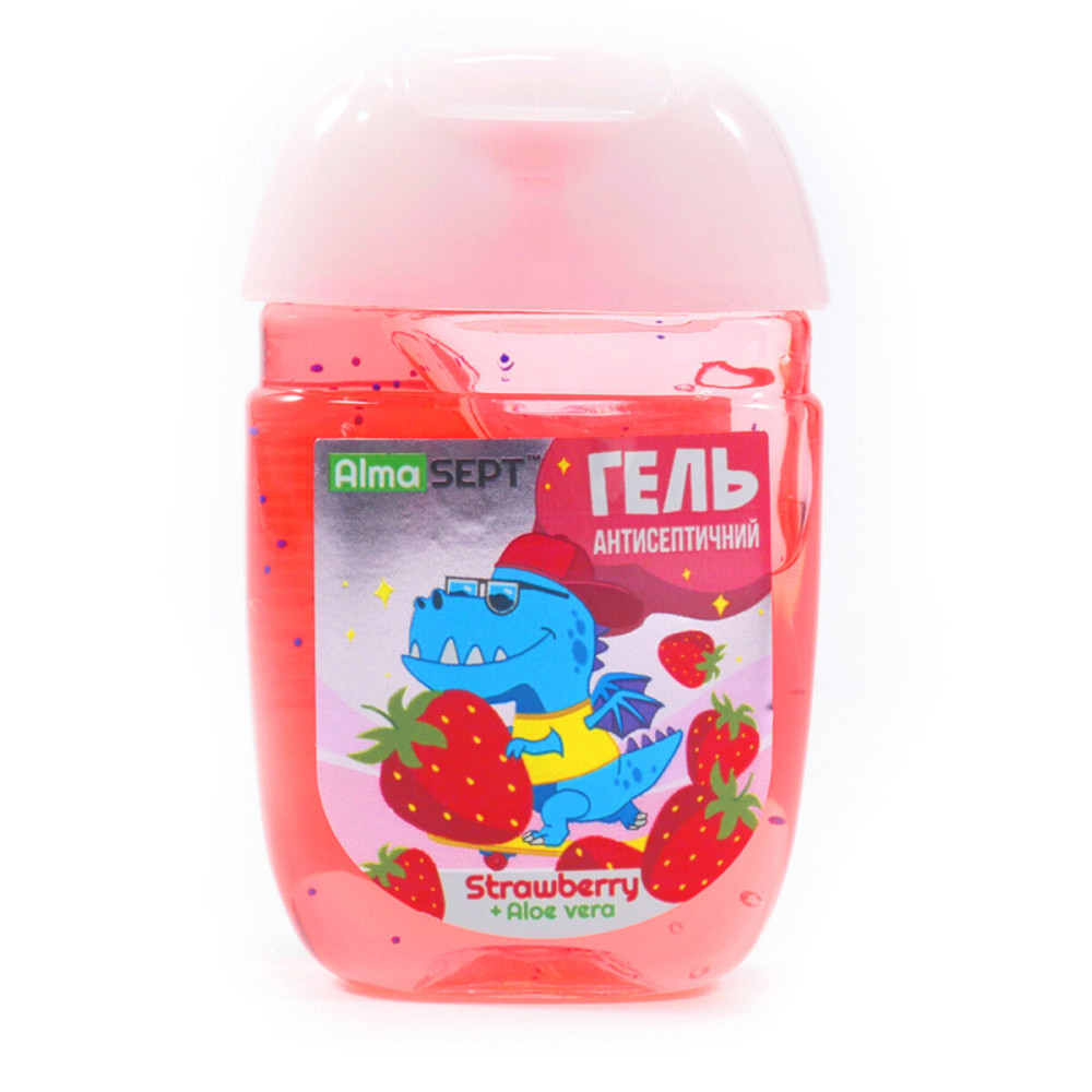 Антисептичний гель AlmaSept для рук Jungle Strawberry Киев - изображение 1