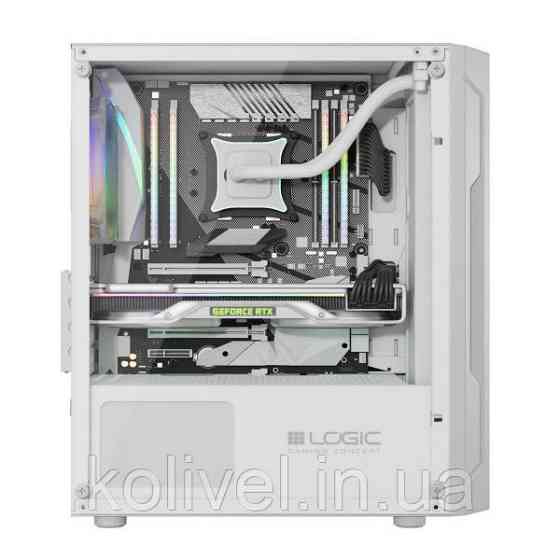 Корпус LogicConcept ARAMIS MESH+GLASS ARGB fans 3x120mm WHITE без БЖ mATX (AM-ARAMIS-20-0000000-0002) Киев