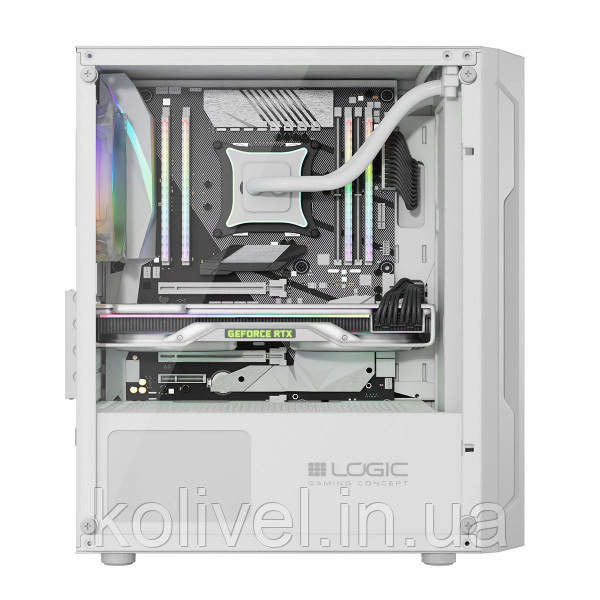 Корпус LogicConcept ARAMIS MESH+GLASS ARGB fans 3x120mm WHITE без БЖ mATX (AM-ARAMIS-20-0000000-0002) Киев - изображение 5
