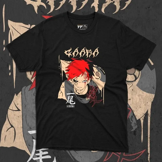 Футболка мужская с принтом Наруто Гаара Размер 48 Anime0313 Днепр - изображение 1