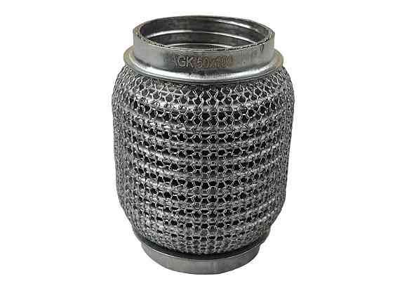 Гофра 50х100 (3-х слойная) VW Caddy II 04-, Passat B3 88-93 короткая, кольчуга, глушителя Мукачево