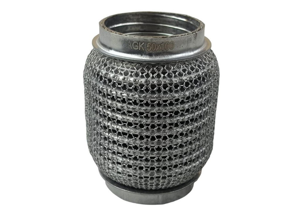 Гофра 50х100 (3-х слойная) VW Caddy II 04-, Passat B3 88-93 короткая, кольчуга, глушителя Мукачево - изображение 1