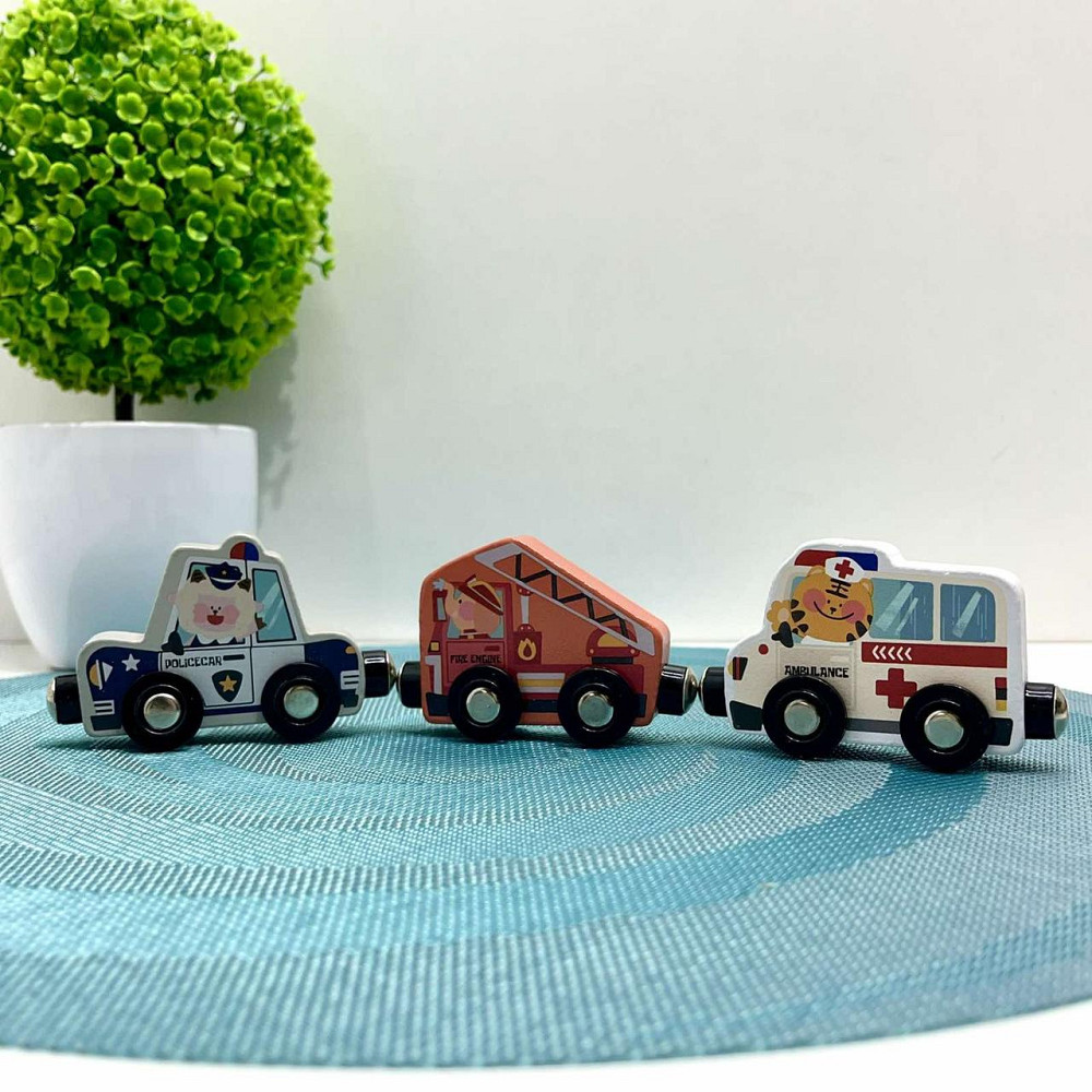 Набір Магнітні машинки 10шт з аксесуарами (49325) Чернигов - изображение 3