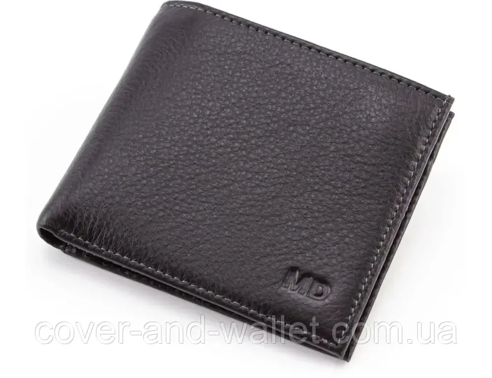 Горизонтальний чоловічий шкіряний гаманець без фіксації Marco Coverna 22-208B Київ - фото 1