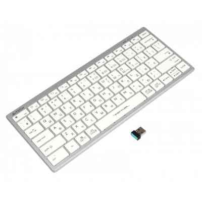Клавиатура A4Tech FBX51C Wireless/Bluetooth White (FBX51C White) Винница