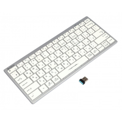Клавиатура A4Tech FBX51C Wireless/Bluetooth White (FBX51C White) Винница - изображение 4