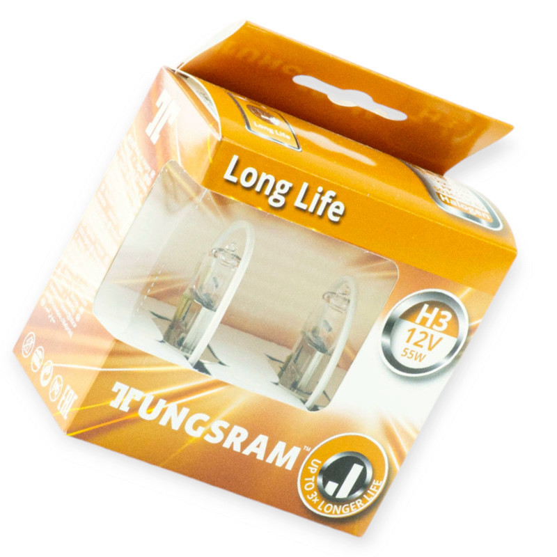 Автолампа 12V 55W Tungsram Long Life H3 Мукачево - фото 1