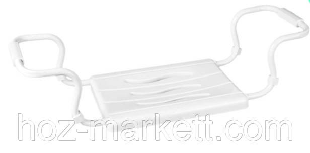 Сиденье в ванную на белой металлической трубе  регулируемое Primanova KV 03 - 02 Харьков - изображение 8