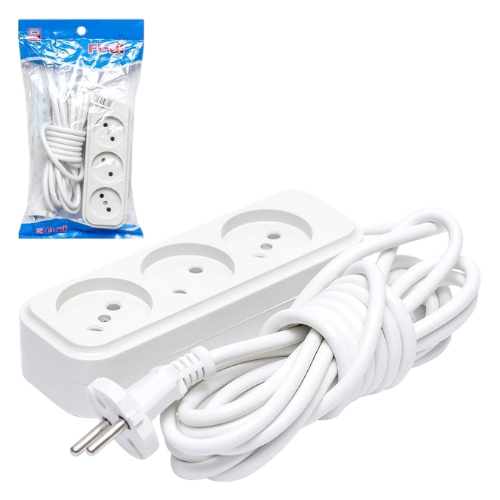 Удлинитель FL-BI 3 гнезда, 5 метра, керамика Днепр