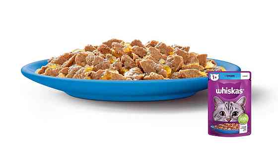 Вологий корм Whiskas (Віскас) з тунцем у желе для дорослих котів 85 г Вінниця