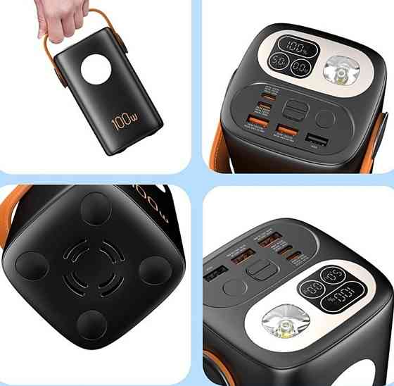 Power bank повербанк 60000mAh 100w fast charge швідка заряджання ups ббж. Київ