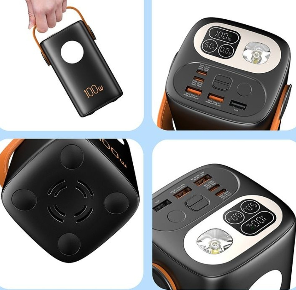 Power bank повербанк 60000mAh 100w fast charge швідка заряджання ups ббж. Київ - фото 2